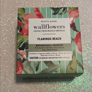 White Barn Wallflowers Flamingo Beach Fragrance Refills - Green and Pink